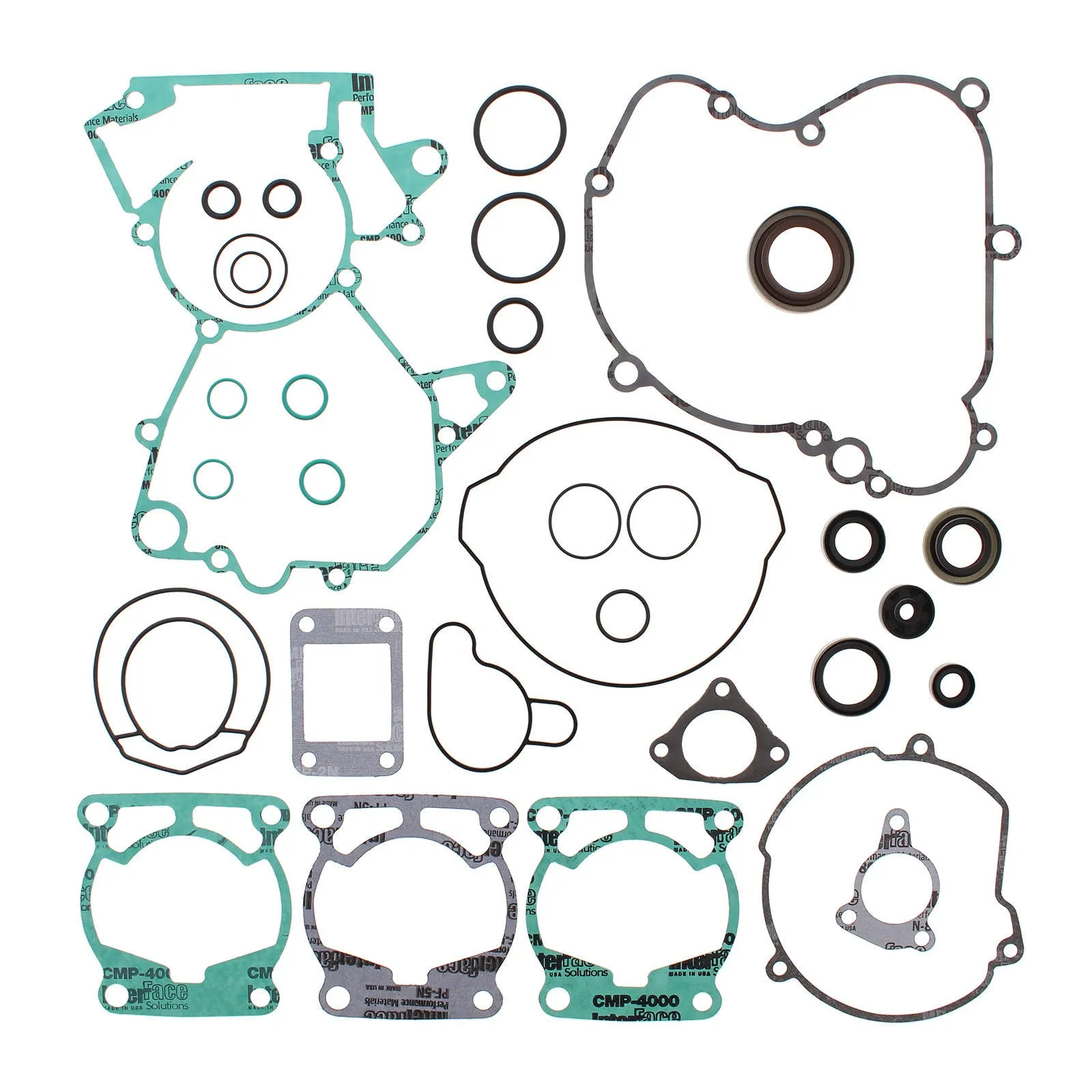 VERTEX COMPLETE GASKET SET W/ OIL SEALS KTM SX 65 09-16