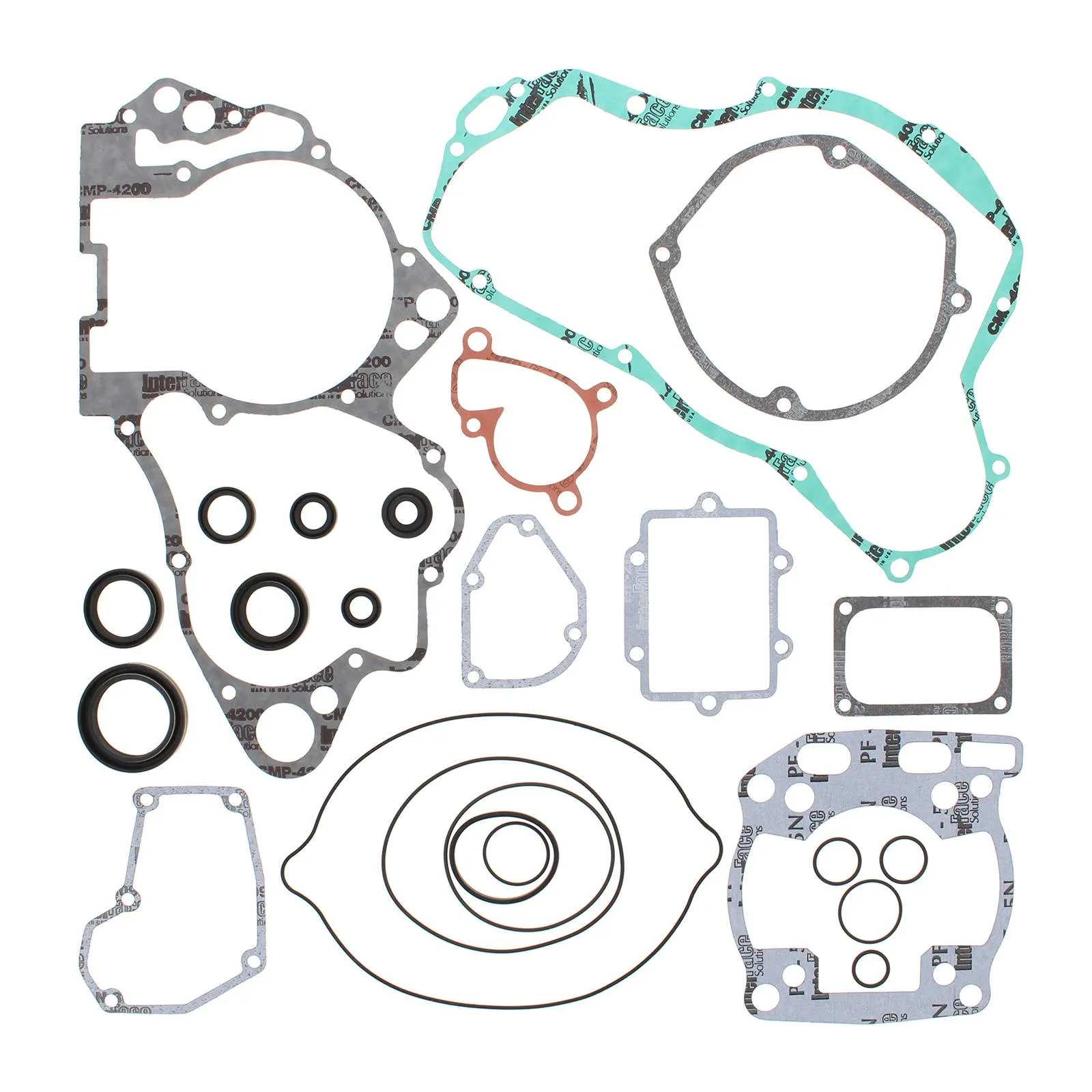 VERTEX COMPLETE GASKET SET W/ OIL SEALS SUZ RM250 01