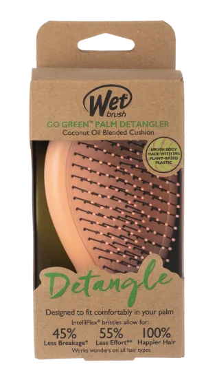 Wet Brush Go Green Palm Detangler - Orange