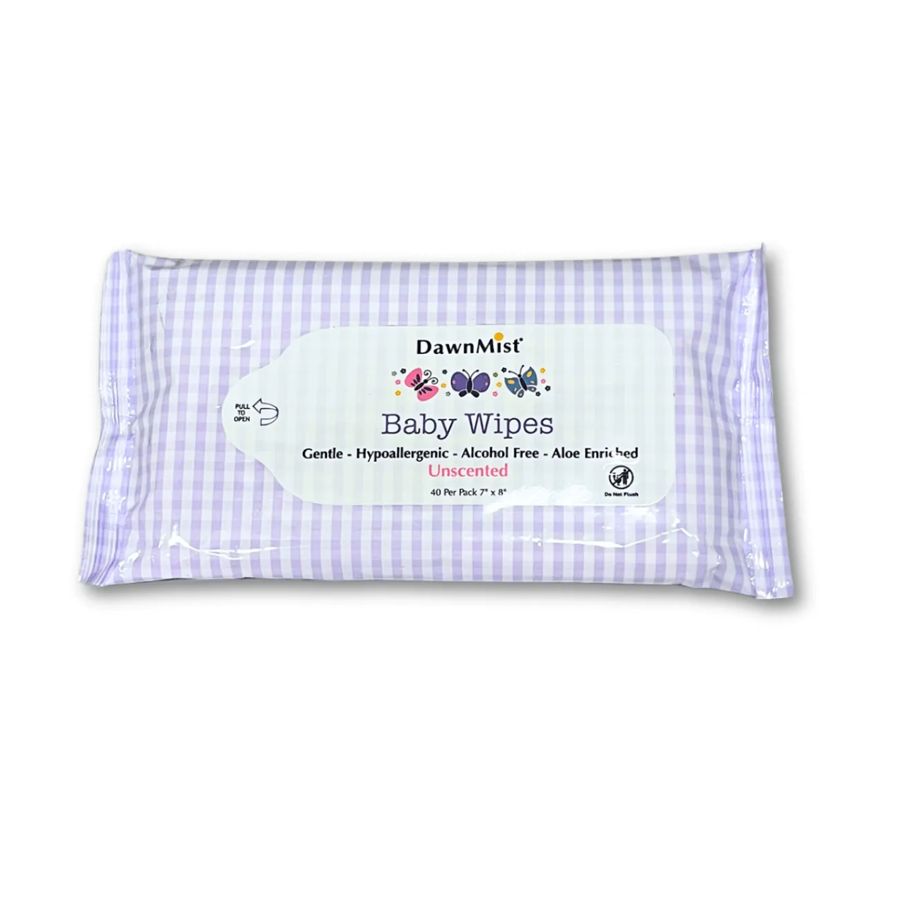 Wholesale 40CT Baby Wipes Soft case Unscented